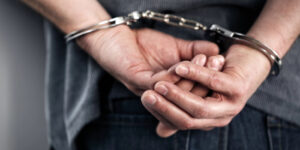 man in handcuffs